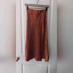 Princess Polly burnt orange skirt